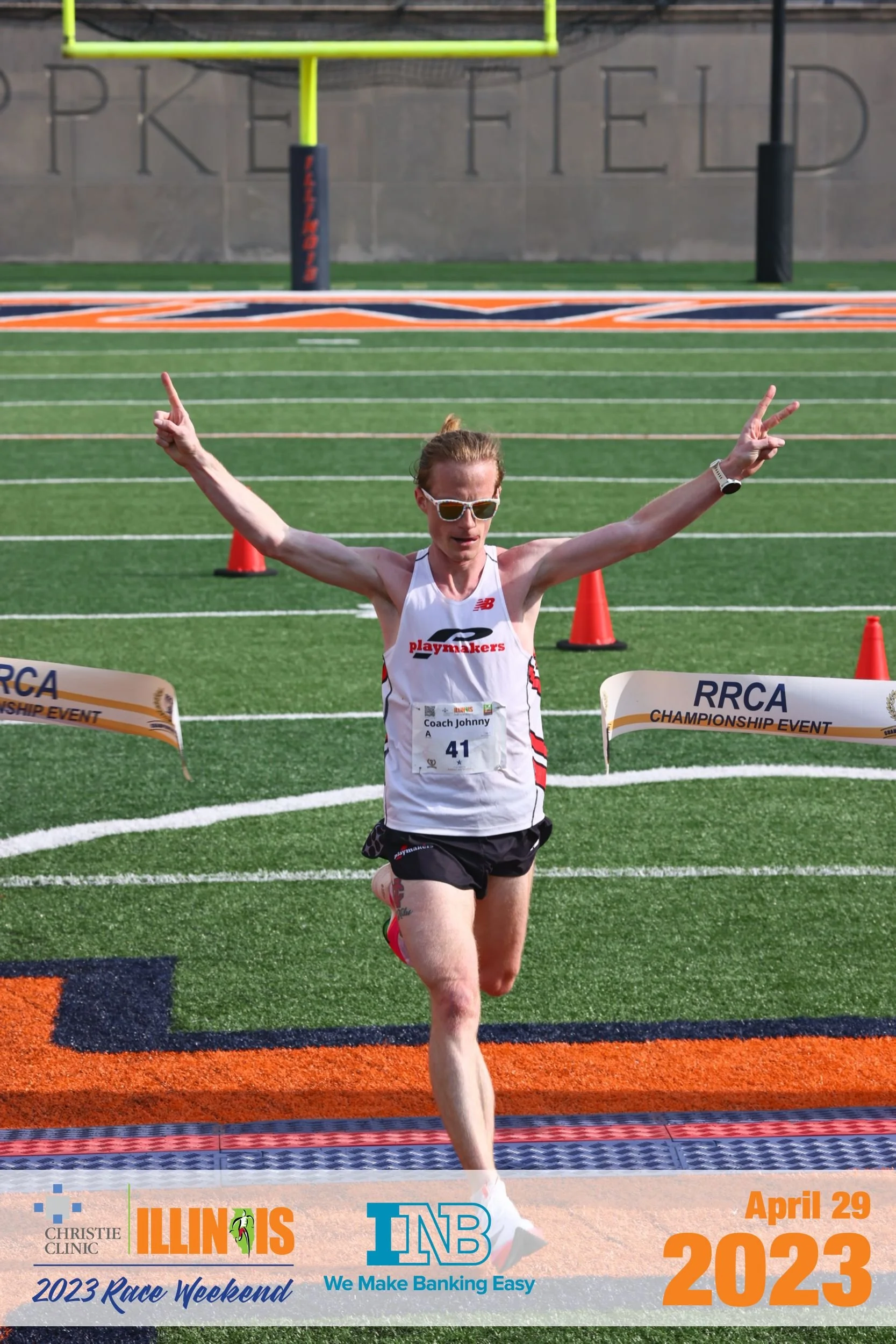 Coach Johnny Crain winning the RRCA Championship