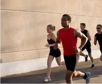 The Greenway Collective on a group tempo run